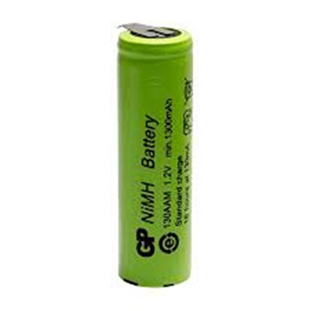 GP AA 1300 mAh Şarjlı Düz Kafa Endüstriyel Tekli Paket Pil