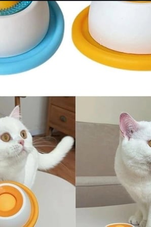 Dönen Toplu 15 cm Yavaş Yeme Kabı - Sıvı Mama ve Ödül İçin, Kedi Köpek Aksesuarı BX-313492