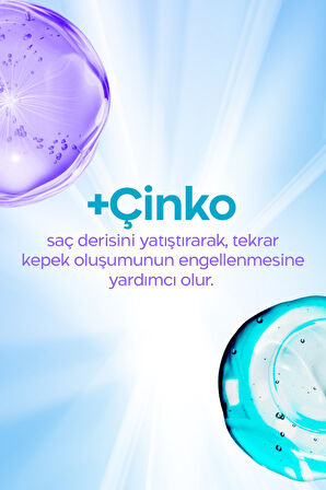 Duru Nem Bombası Kepekli Saçlar için Kepeğe Karşı Etkili Şampuan 3x400 Ml