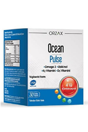 Ocean Pulse Balık Yağı 30 Kapsül