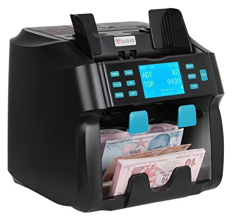 Baove GB9000 Çift Katlı Karışık Para Sayma Makinesi ve  Sahte Yakalama - Printer - Müşteri Ekranı