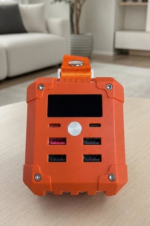 Dijital Ekranli 60000mAh 4 Kablolu Powerbank 22.5W Hizli Sarj Coklu Cikisli BX-313568