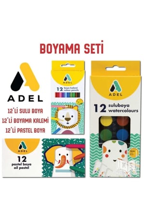 3'lü Süper Boyama Seti