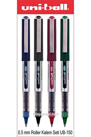 Uniball Eye Mikro 0.5 Mm Roller Kalem Seti 4 Adet Ub-150