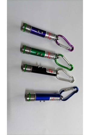 Led Işıklı Anahtarlık Lazer Oyuncak 3 Fonksiyonlu Lazer Işık