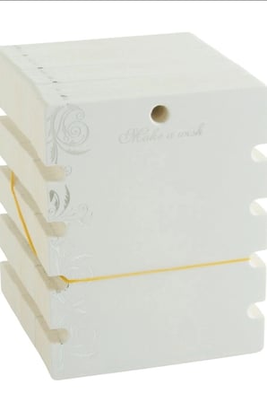 Yaldızlı Kalın Mukavva Bileklik Kartı 100 Adet 10x12 Cm Takı Düzenleyici BX-313746