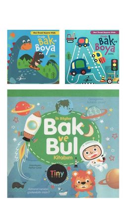Örneğe Bak Ve Boya-ilk Bilgiler Bak Ve Bul 3 Kitap