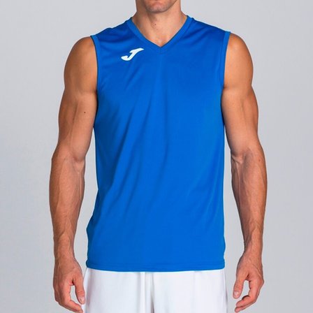 Joma 100436.700 Combi Erkek Kolsuz Tişört - Mavi