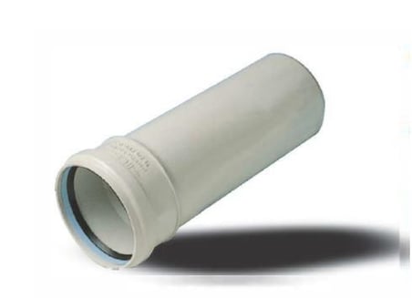 Egeplast Boru 75 mm x 250 mm PVC Pis Su Tesisat Borusu Segmanlı Sabit Contalı