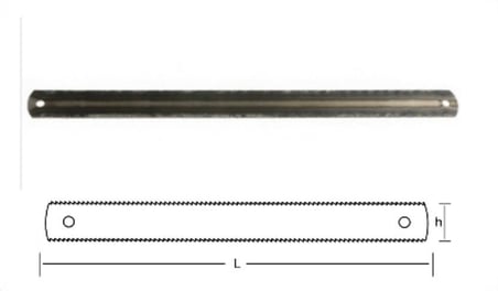 S'82 Testere Laması Çekmece Düzenleyici Siyah 300 mm