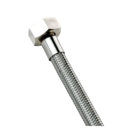 S'82 Flex Paslanmaz Hortum 3/8x3/8 40 cm Kendinden Contalı
