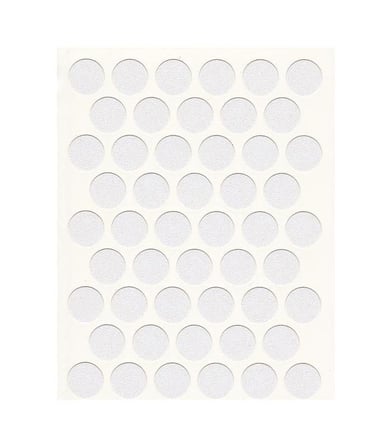 Yapışkanlı Vida Tapası (Beyaz) 10 mm