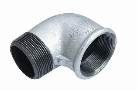 S'82 Galvanizli Kuyruklu Dirsek Hortum Bağlantısı 1/2