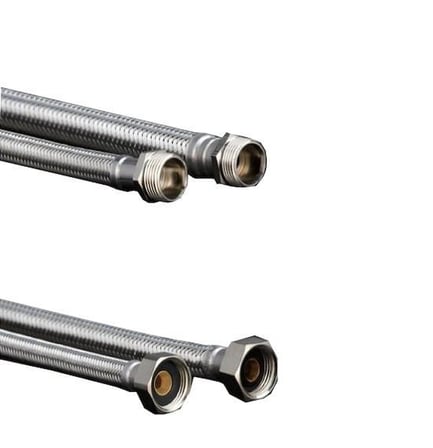S'82 3/8x3/8 Nipelli Flex Hortum 50 cm Kendinden Contalı