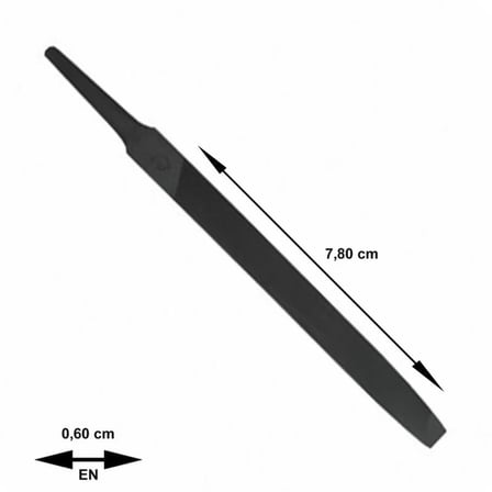 S'82 Esaş Regular Eğe Kesici Siyah 0.60 mm 7.8 cm