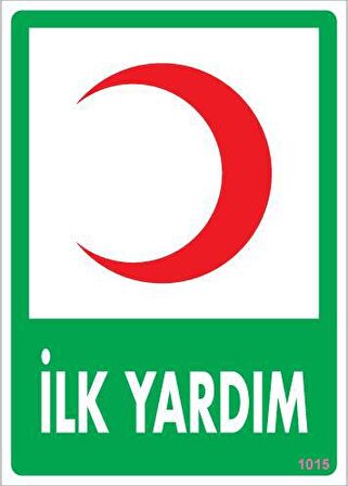 İlk Yardım Dolabı Levhası 25x35 KOD:1015