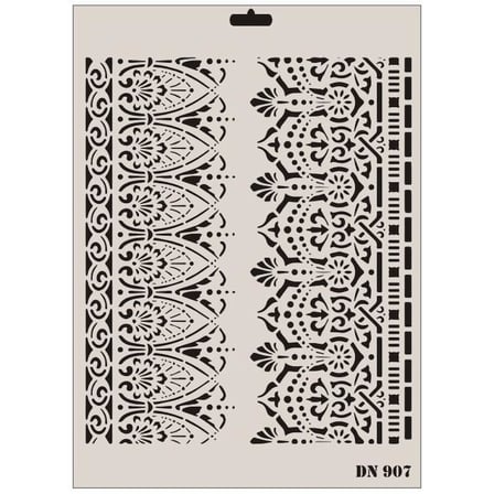S'82 DN-907 Dekoratif Sticker Şablon 35x25 cm