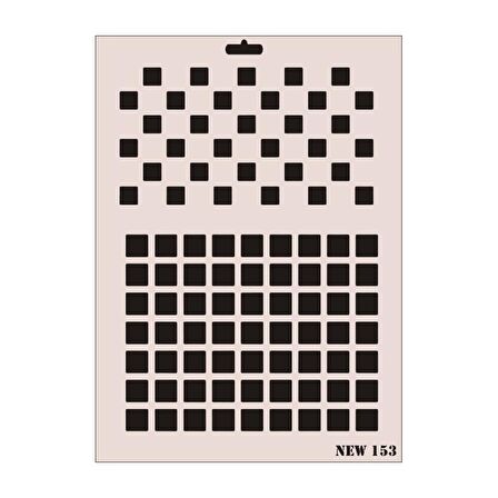 Rich New Seri N-153 Stencil 35x25 cm