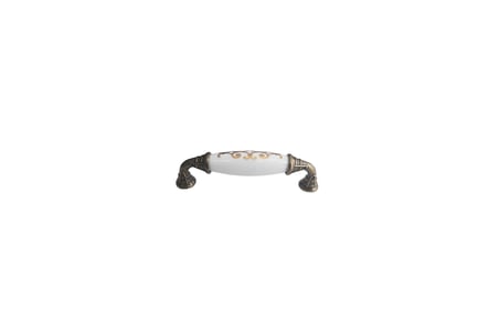 Klasik Silindir Kulp Antik Sarı 96 mm