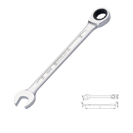 İzeltaş Kombine Anahtar 19 mm Krom Vanadyum