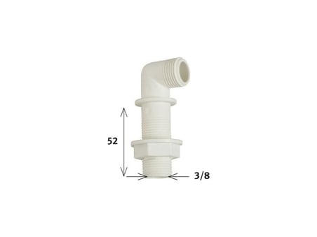 S'82 Klozet Temiz Su Giriş Dirseği 5,2 cm 3/8