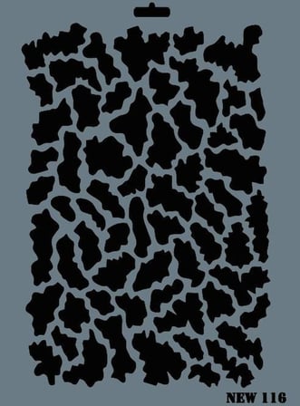 S'82 N-116 Stencil Şablon 35x25 cm