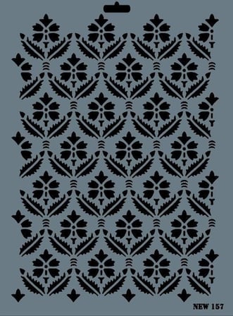 S'82 N-157 Stencil Şablon 35x25 cm
