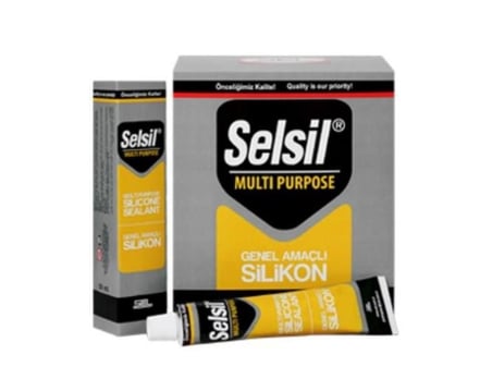 Selsil Genel Amaçlı Tüp Silikon Beyaz 50 ml