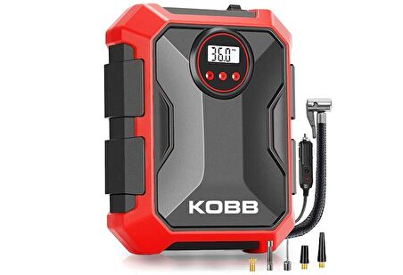 KOBB KB200 12 Volt Dijital Basınç Göstergeli Hava Pompası