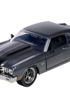 1:24 Metal Die-Cast 1970 Chevelle SS Araba - Açılır Kapı Kaput Bagaj, Lisanslı 19 cm BX-313809