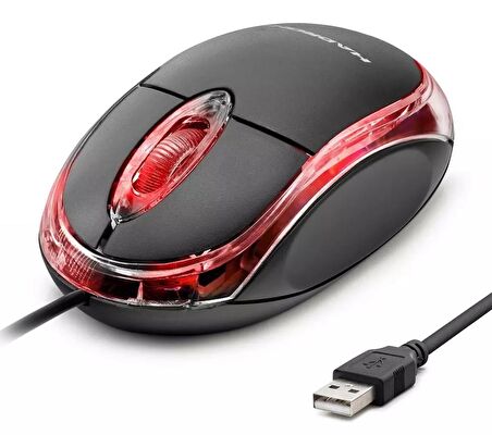 Hadron HDX3251 Kablolu Usb Ledli Optik Mouse