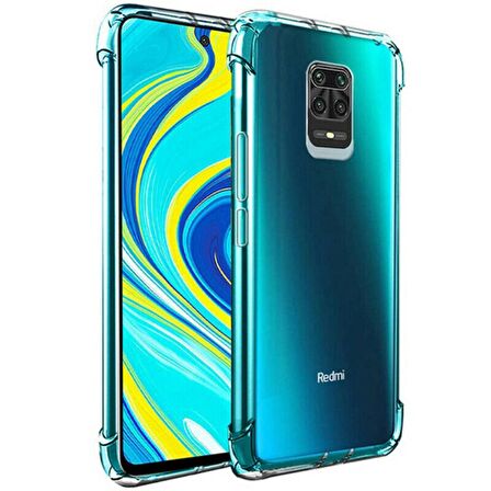 Gpack Xiaomi Redmi Note 9S Kılıf AntiShock Ultra Koruma Sert Kapak