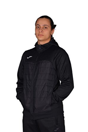 Joma Berna Jacket - Erkek Siyah Kapüşonlu Sweatshirt - 101103.100s