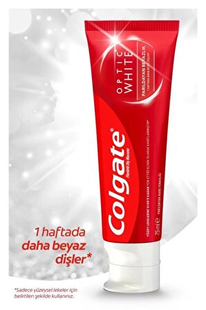 Colgate Optic White Parıldayan Beyazlık Beyazlatıcı Diş Macunu 150ml Avantaj Set