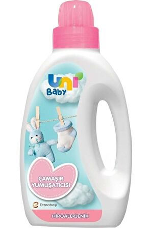 Unibaby Sıvı Çamaşır Deterjanı 1500ml Aktif(mavi) + 1500ml Çamaşır Yumuşatıcı (pembe) Paket 3lü