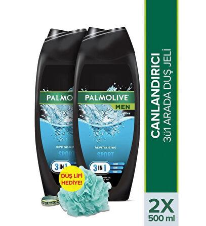 Palmolive Duş Jeli 500 Ml Men Sport Paket 2li