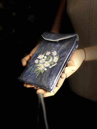 MEADOV Nakış İşlemeli Telefonluk, Telefon Çantası v51