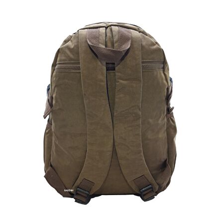 Baginn Kadın Sırt Çantası Çok Cepli Yağmur Geçirmez Hafif Kumaş Sırt Çantası Bordo Renk