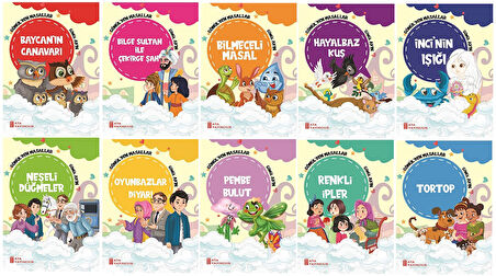 2.Sınıf Okumayı Sevdiren Renkli Resimli Hikayeler 6 - 10 Kitap