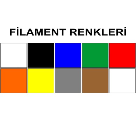PEMBE 3D Kalem Yazıcı+10 renk 40 metre (10x4metre) PLA Filament