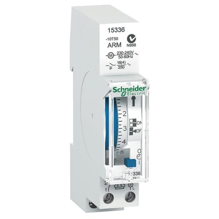 Schneider Electric 15336 16A Mekanik Zaman Saati