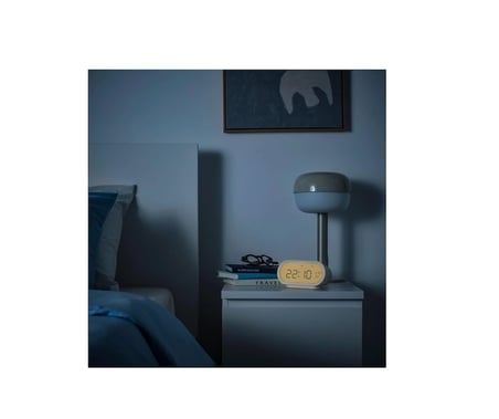 IKEA RÖDSTRÄFSE fonksiyonel saat , bej, 17x8x6 cm 