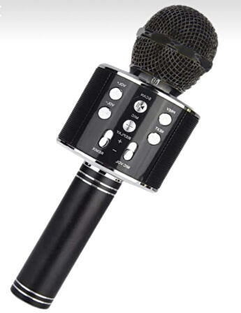 WS-858 KARAOKE MİKROFON (SİYAH)