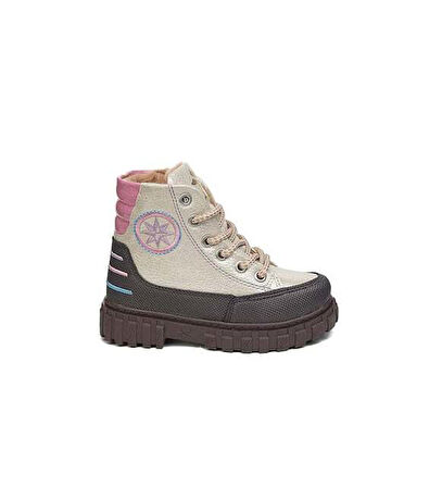 Starkids Patik 1034 Bot Krem - Kahve- Krem - Kahve 26-30