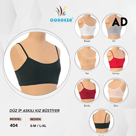 DONDEZA 404 KIZ BUSTİYER KIRMIZI