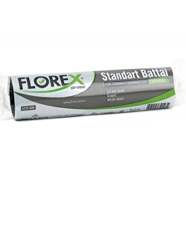 4 paket florex standart battal çöp poşet 72*95