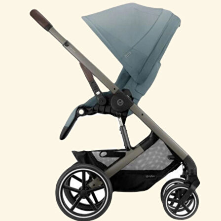 Cybex Balios S Lux Sky Blue | Her Türlü Zeminle Baş Edebilen Tekerlek Teknolojisi