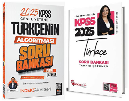 Hoca Kafası + İndeks 2025 KPSS Türkçe Soru Bankas 2 li Set Öznur Saat Yıldırım Hoca Kafası + İndeks