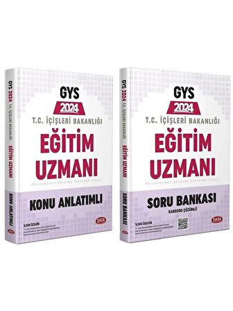 Data 2024 GYS İçişleri Bakanlığı Eğitim Uzmanı Konu + Soru Bankası 2 li Set Data Yayınları