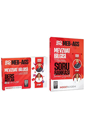 2026 MEB-AGS Akademisi Mevzuat Bilgisi Ders Notları + Soru Bankası 2 li Set - Zeynep